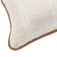 WHITE LAKE Jacquard Room Cushion 2 - White