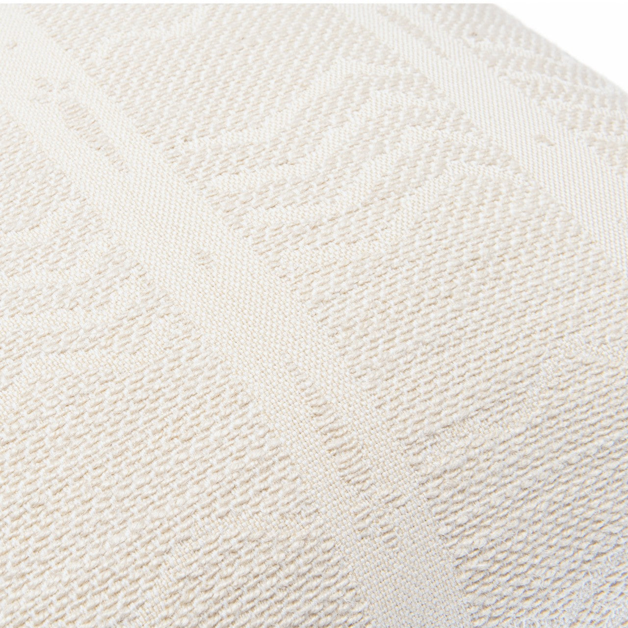 WHITE LAKE Jacquard Room Cushion 3 - White