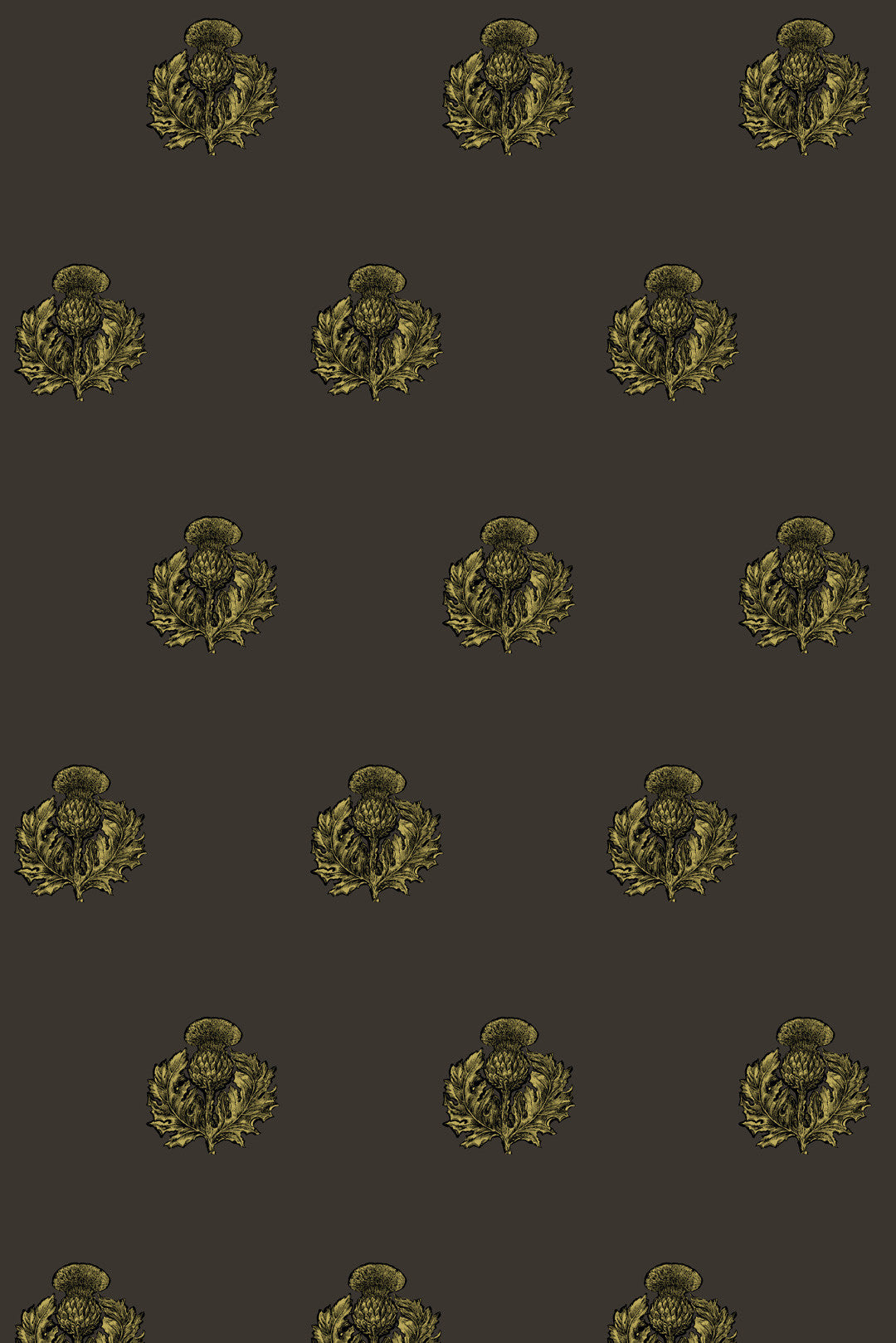 Little Thistle Fabric - Gray