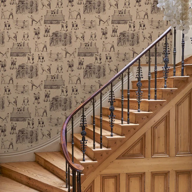 Queensberry Room Wallpaper - Sand