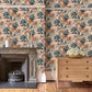 Tally Ho! Biscuit Room Wallpaper