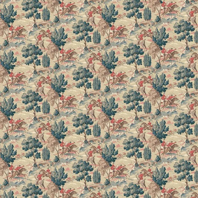 Tally Ho! Sage Wallpaper