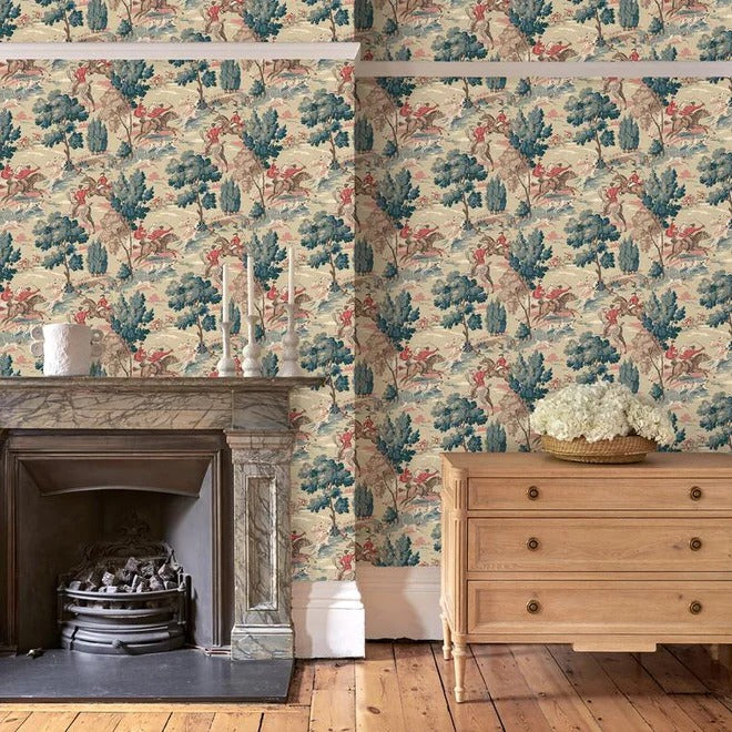 Tally Ho! Sage Room Wallpaper