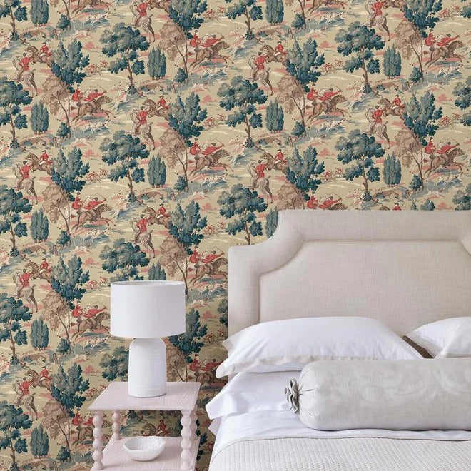 Tally Ho! Sage Room Wallpaper