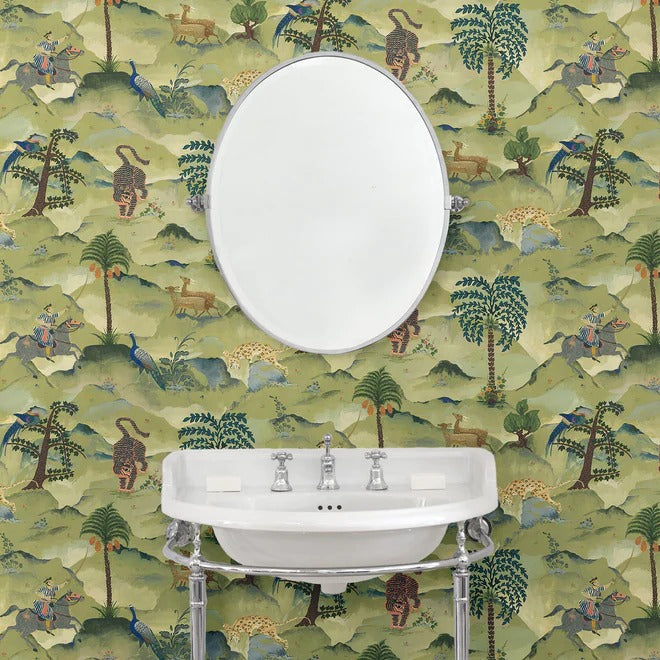 Aesop Green Room Wallpaper