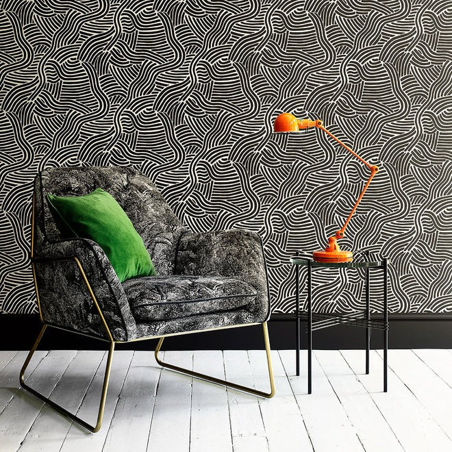 L.A. Sunset Onyx Room Wallpaper