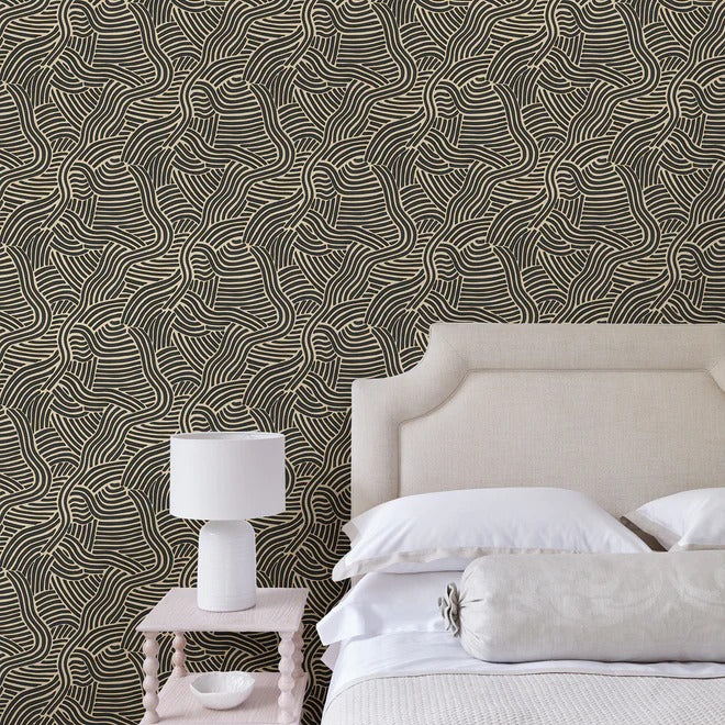 L.A. Sunset Onyx Room Wallpaper