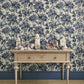 Monkey Puzzle Indigo Room Wallpaper