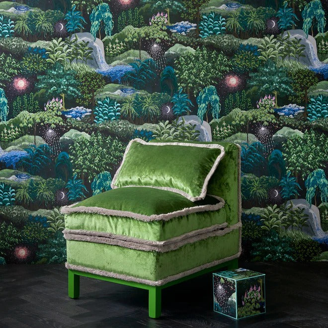 Nightfall Pitch Room Wallpaper