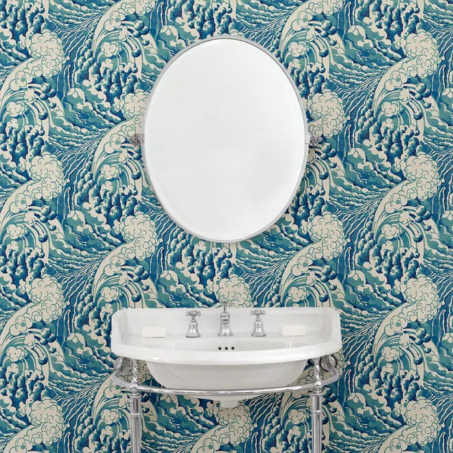 The Wave Ocean Room Wallpaper