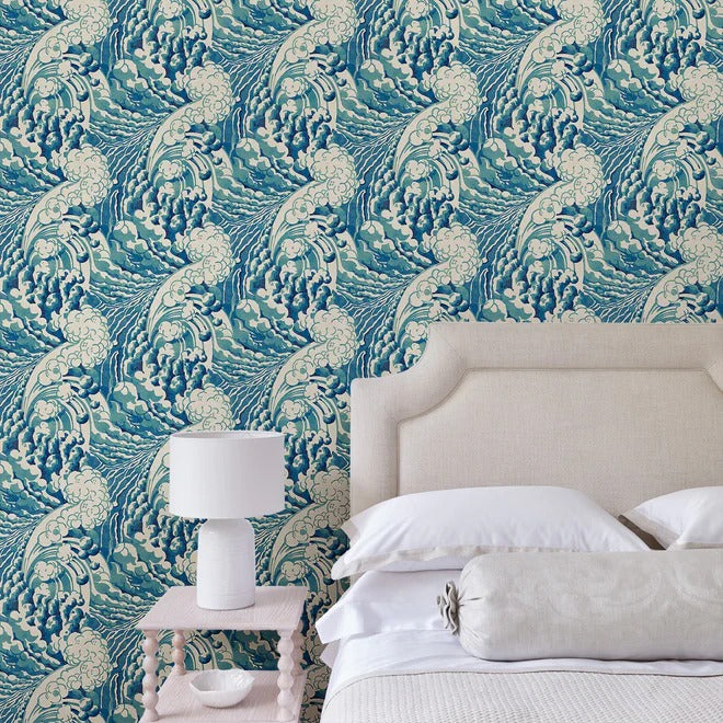 The Wave Ocean Room Wallpaper