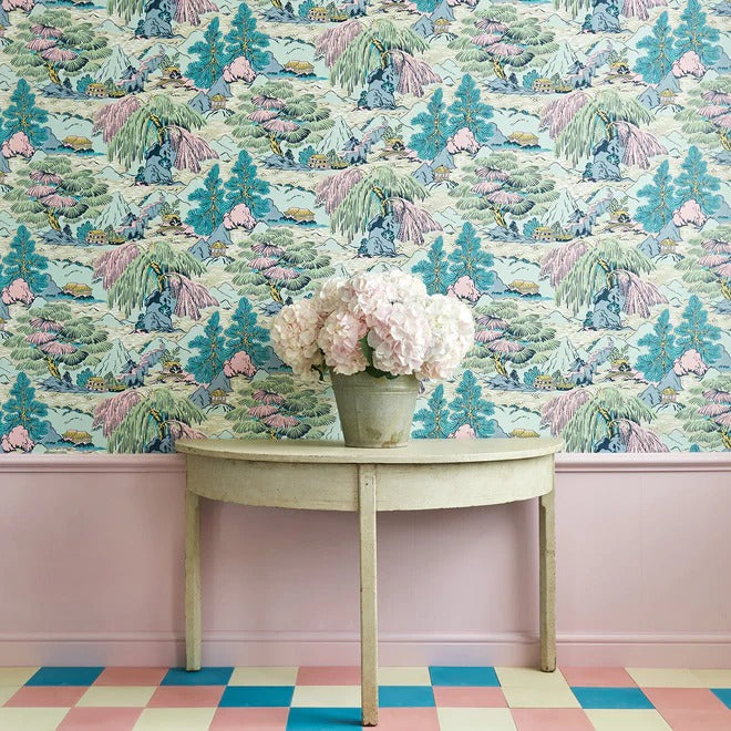 Yanagi Bright Pastel Room Wallpaper