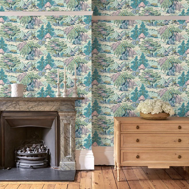 Yanagi Bright Pastel Room Wallpaper