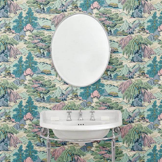 Yanagi Bright Pastel Room Wallpaper