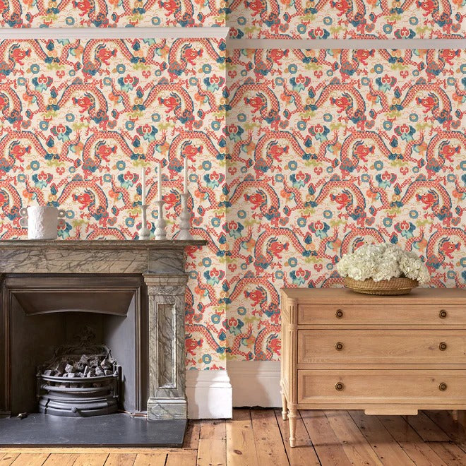 Double Dragon Fire Room Wallpaper