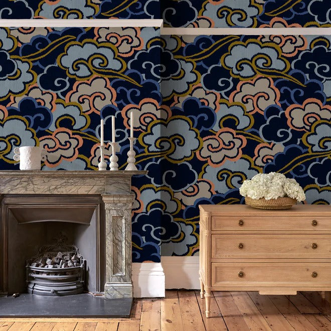 Kimono Dreams Blaze Room Wallpaper