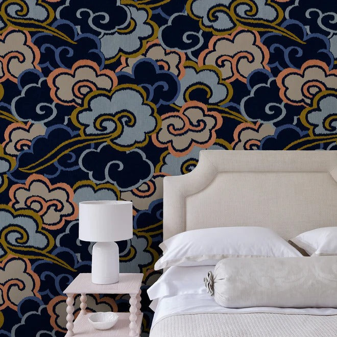 Kimono Dreams Blaze Room Wallpaper