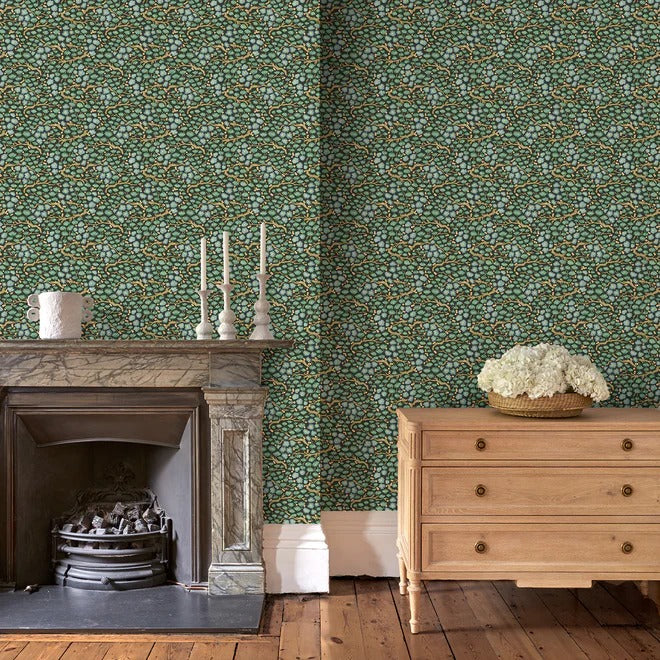 Miyagi Green Room Wallpaper