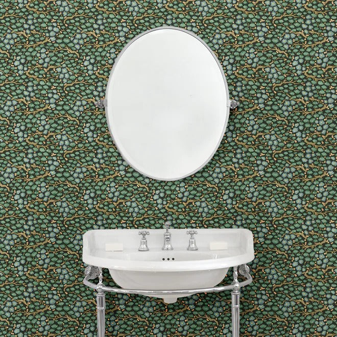 Miyagi Green Room Wallpaper