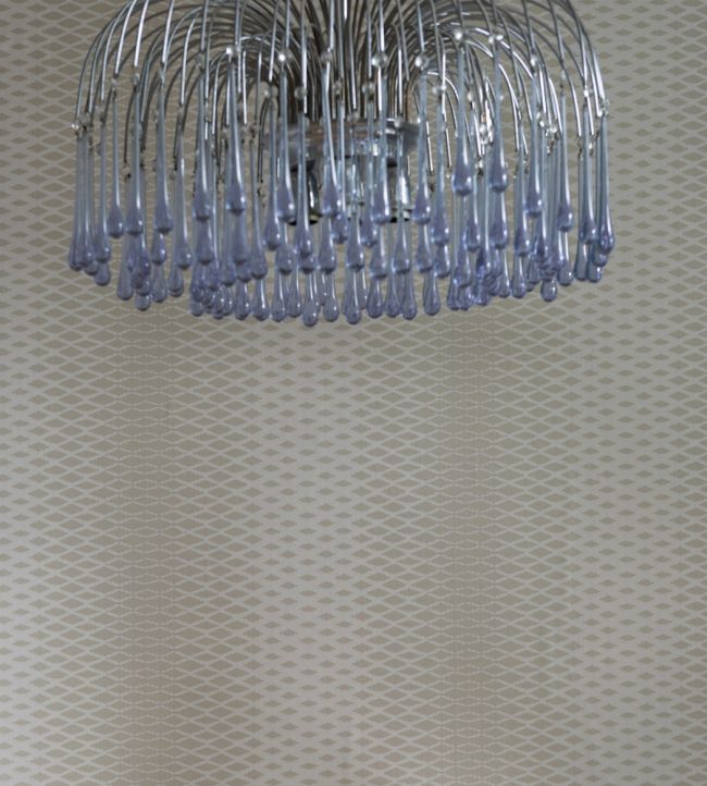 Lattice Wallpaper - White - 3502 - Farrow & Ball