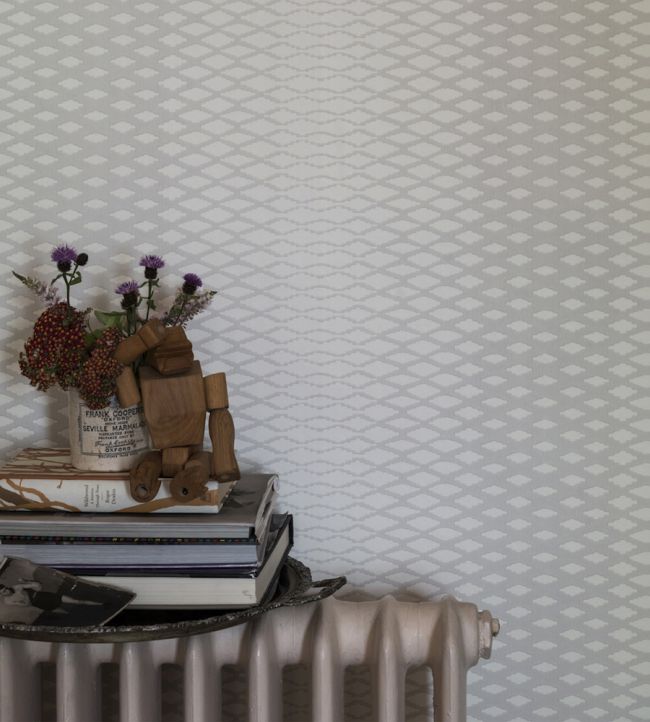 Lattice Wallpaper - White - 3502 - Farrow & Ball