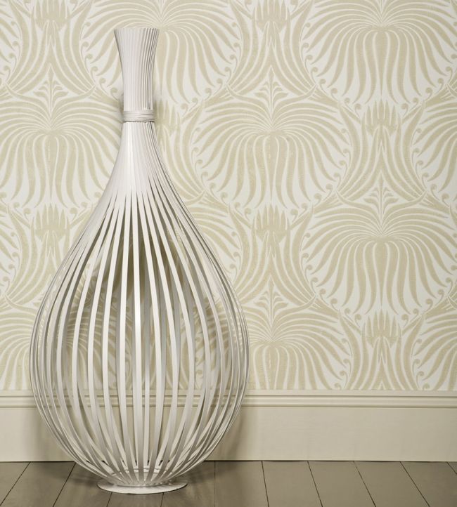 Lotus Wallpaper - Cream - 2003 - Farrow & Ball