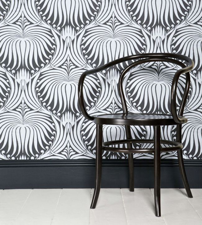 Lotus Wallpaper - Parma Gray - 2057 - Farrow & Ball
