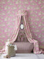 Pondichery Room Fabric - Pink