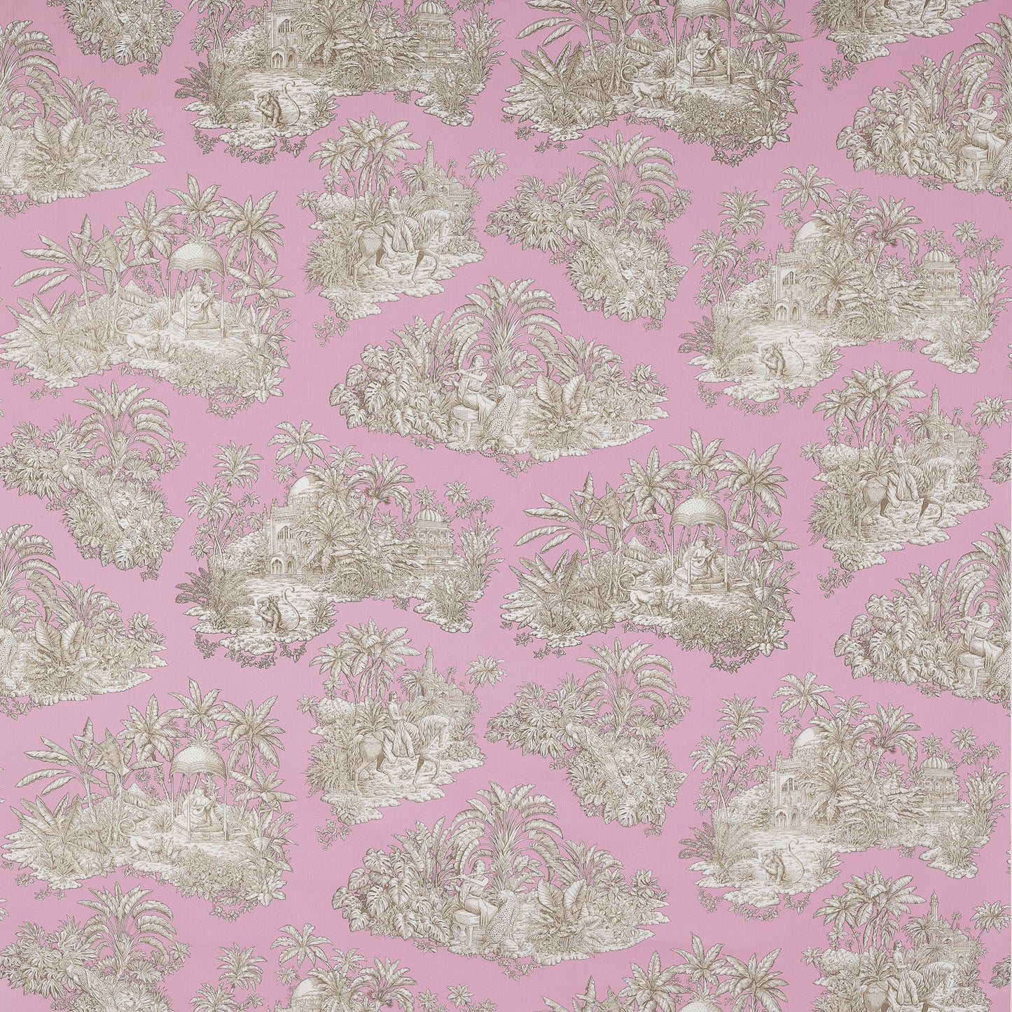 Pondichery Fabric - Pink