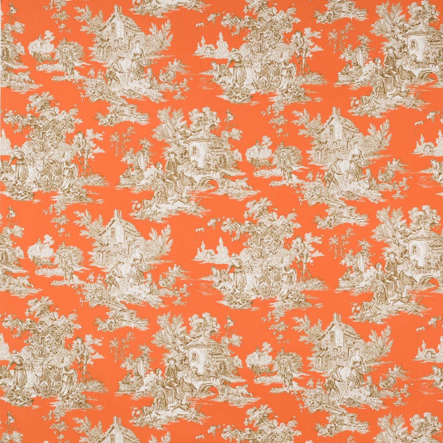 Campagne Fabric - Orange 