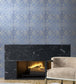 Geometric Shimmer Room Wallpaper - Blue