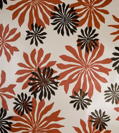 Fleur Wallpaper - Red 