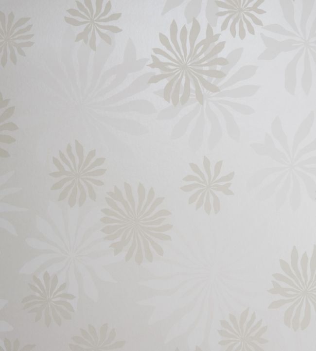 Fleur Wallpaper - Silver 