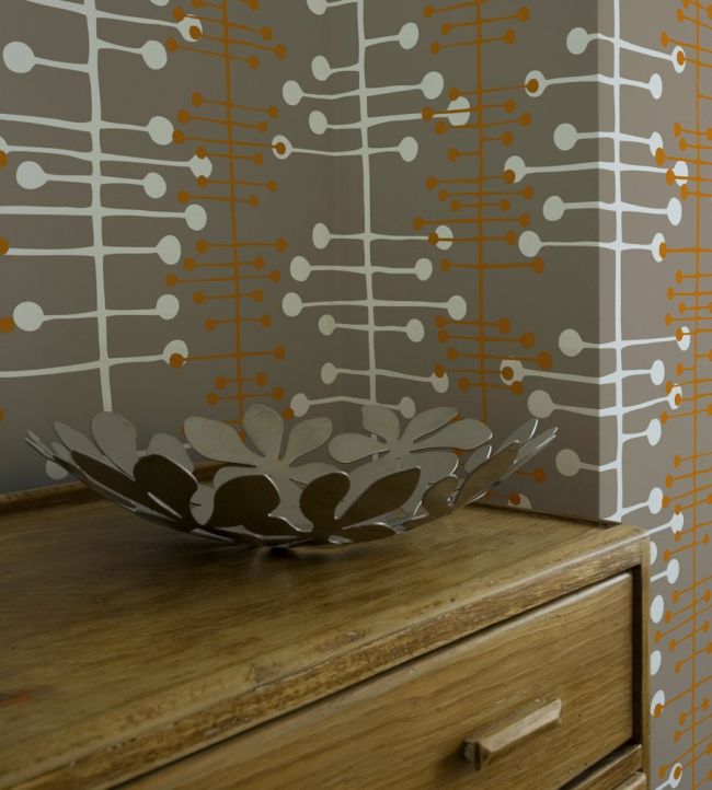 Muscat Room Wallpaper - Brown