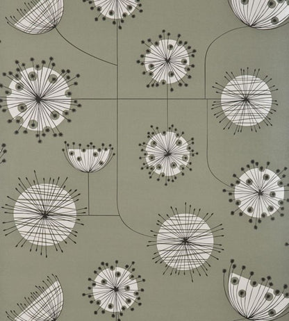 Dandelion Mobile Wallpaper - Gray