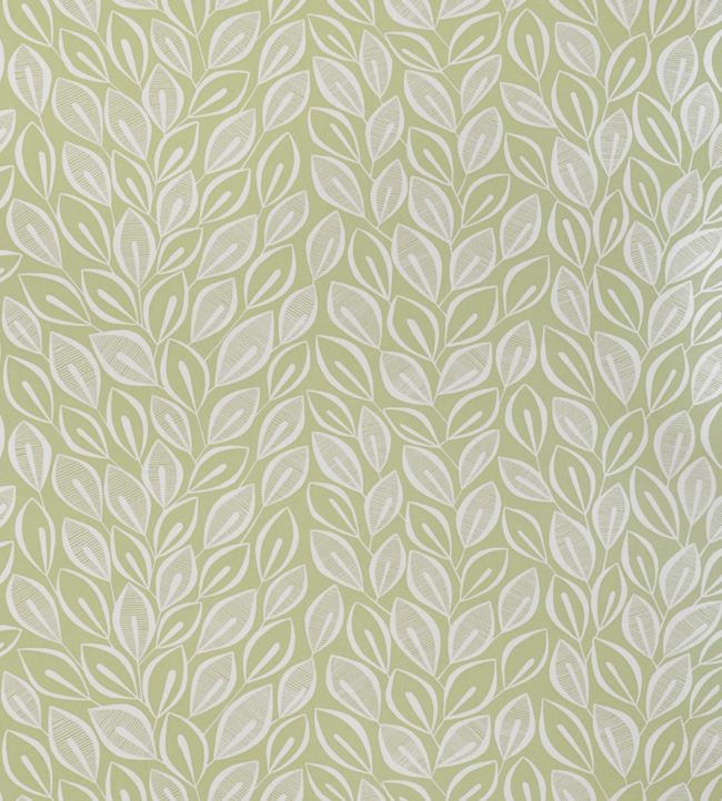 Leaves Wallpaper - Green