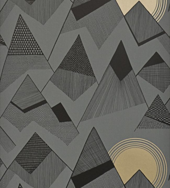 Mountains Wallpaper - Gray