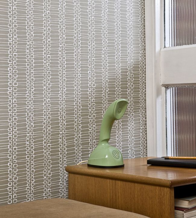 Nectar Room Wallpaper - Gray