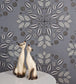 Kaleidoscope Room Wallpaper - Gray