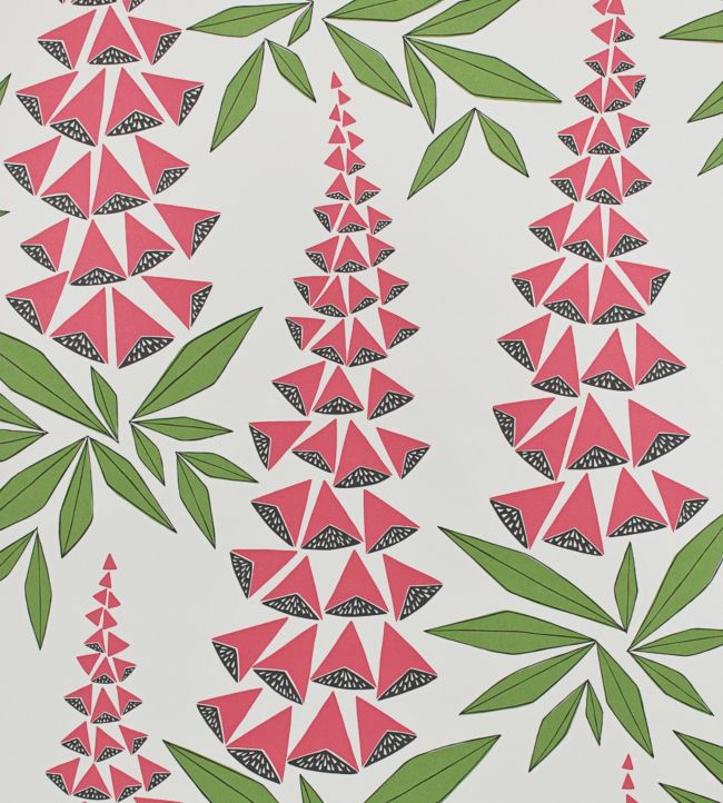 Foxglove Wallpaper - Pink