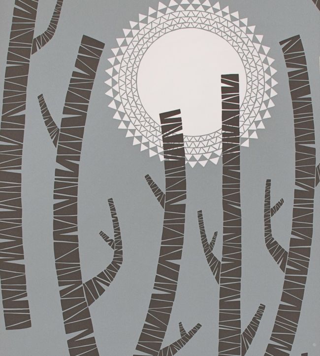 Woods Wallpaper - Gray