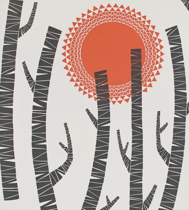 Woods Wallpaper - Gray