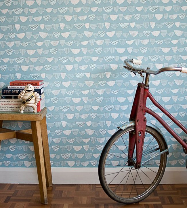 Allsorts Room Wallpaper - Blue