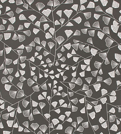 Fern Wallpaper - Black