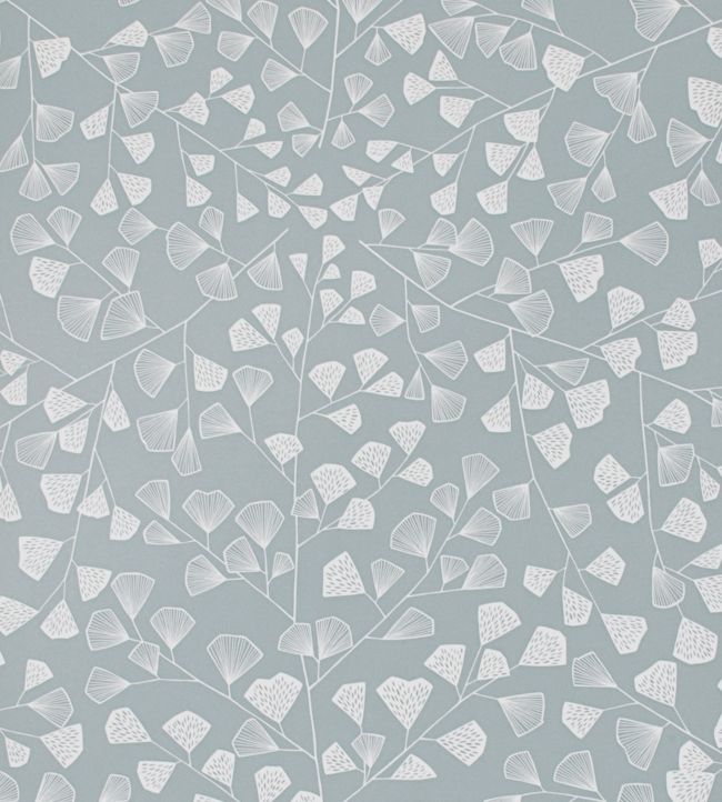 Fern Wallpaper - Silver