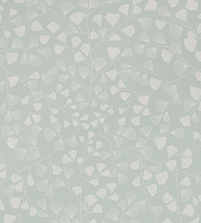 Fern Wallpaper - Gray