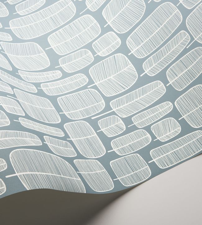 Little Trees Room Wallpaper 2 - Blue