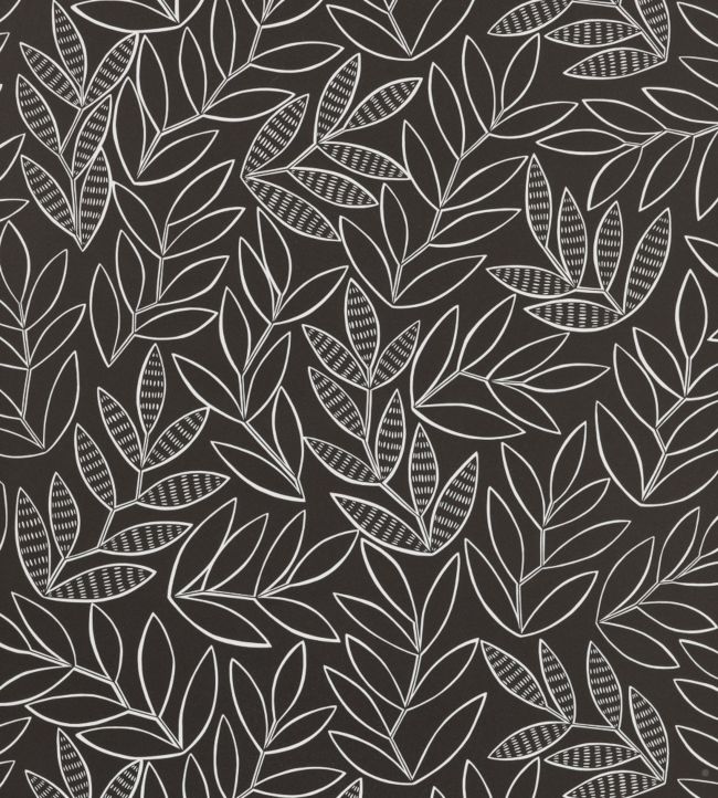 Laurus Wallpaper - Black