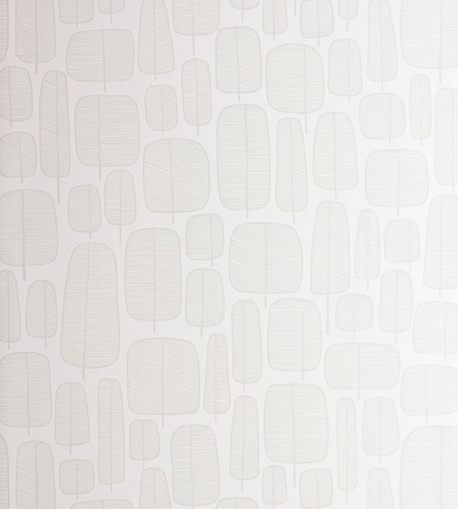Little Trees Wallpaper - Silver