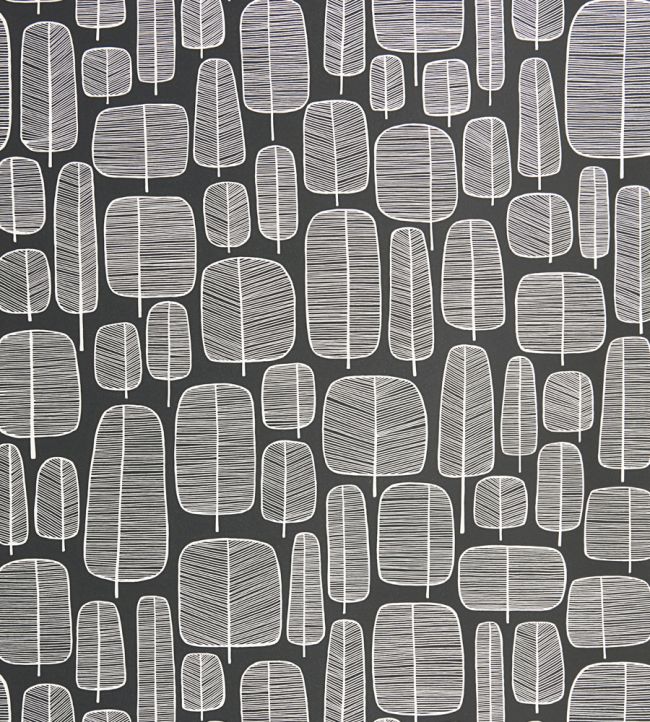 Little Trees Wallpaper - Black